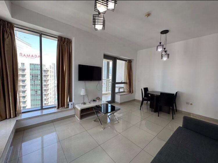 Downtown Apartments With Fountain And Burj Khalifa View Dubaj Kültér fotó